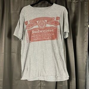 Large budweiser tshirt